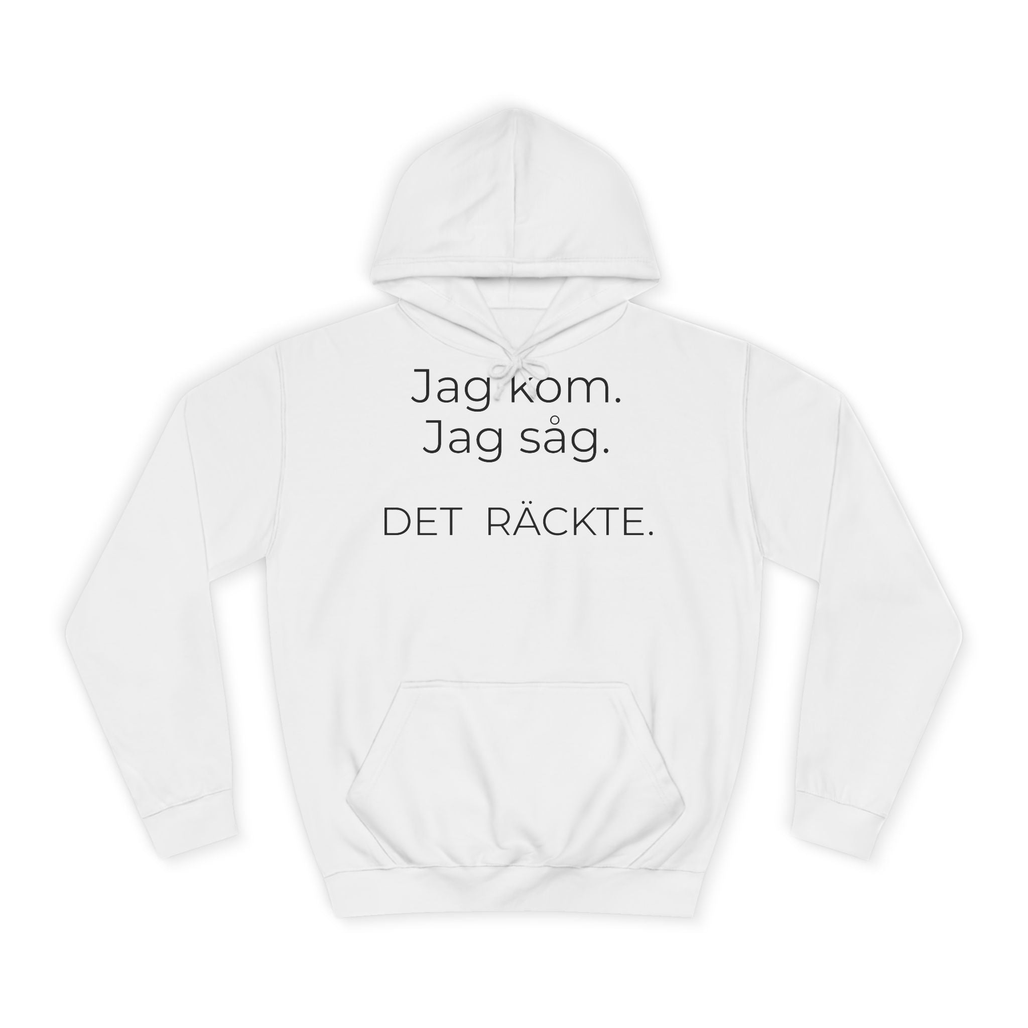 Jag kom. Jag såg. Det räckte