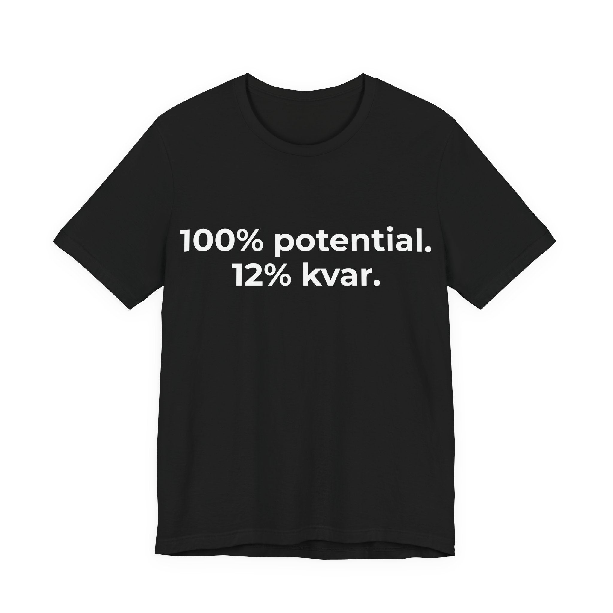 100 % potential. 12 % kvar