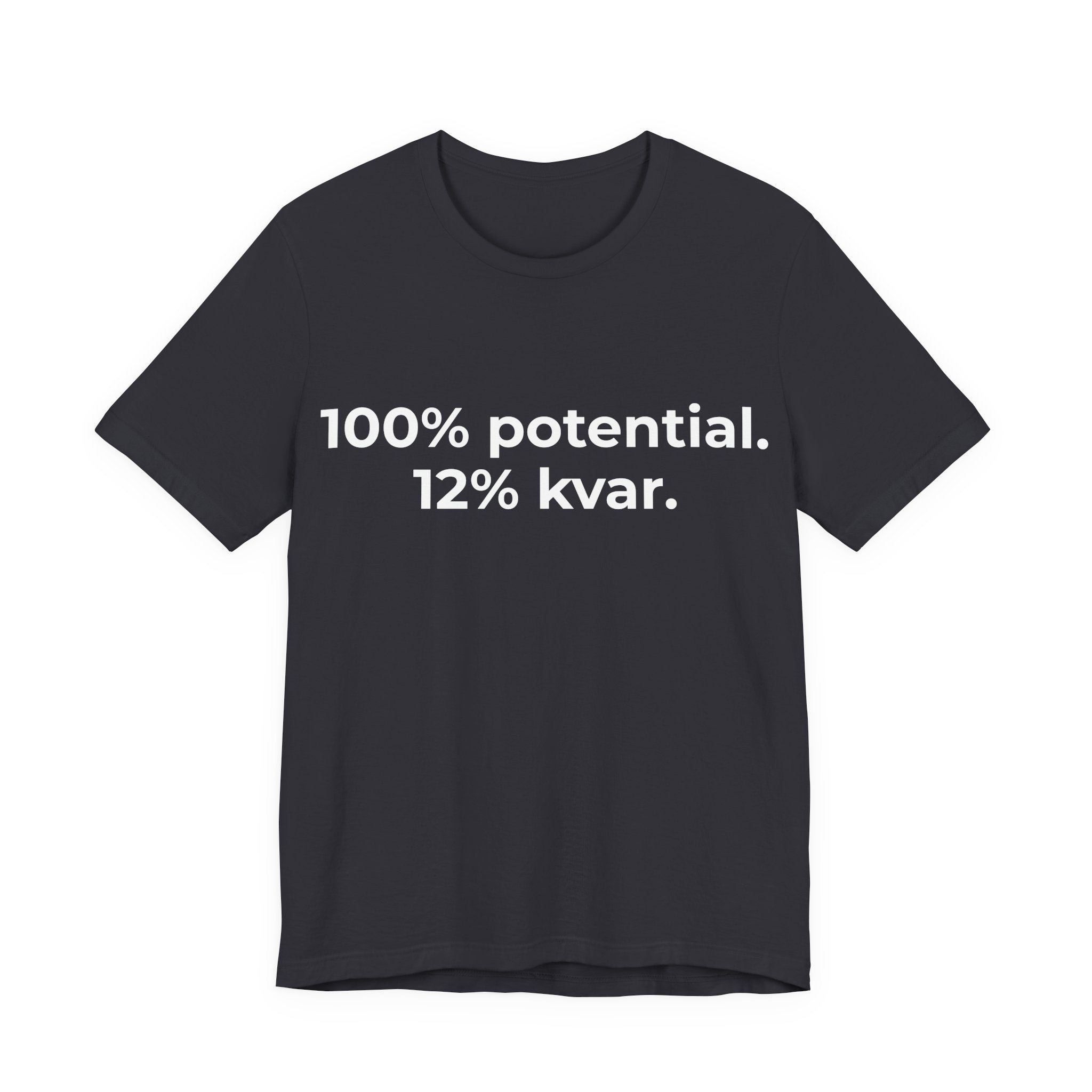 100 % potential. 12 % kvar