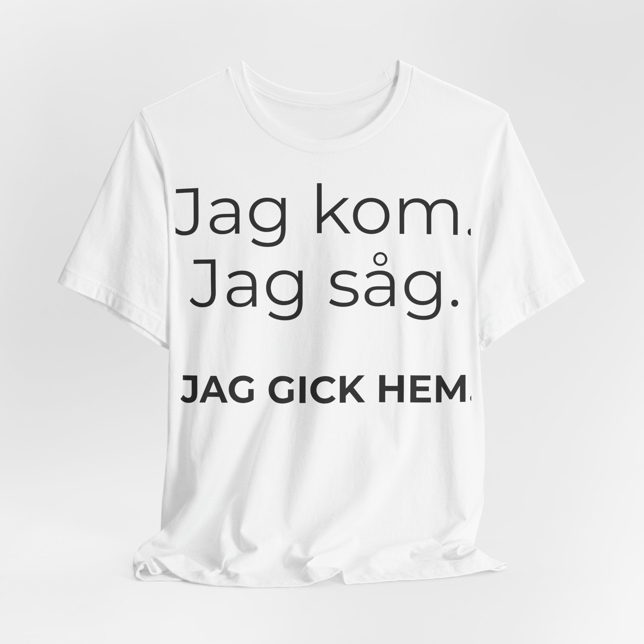 Populär just nu.  Jag kom. Jag såg. Jag gick hem