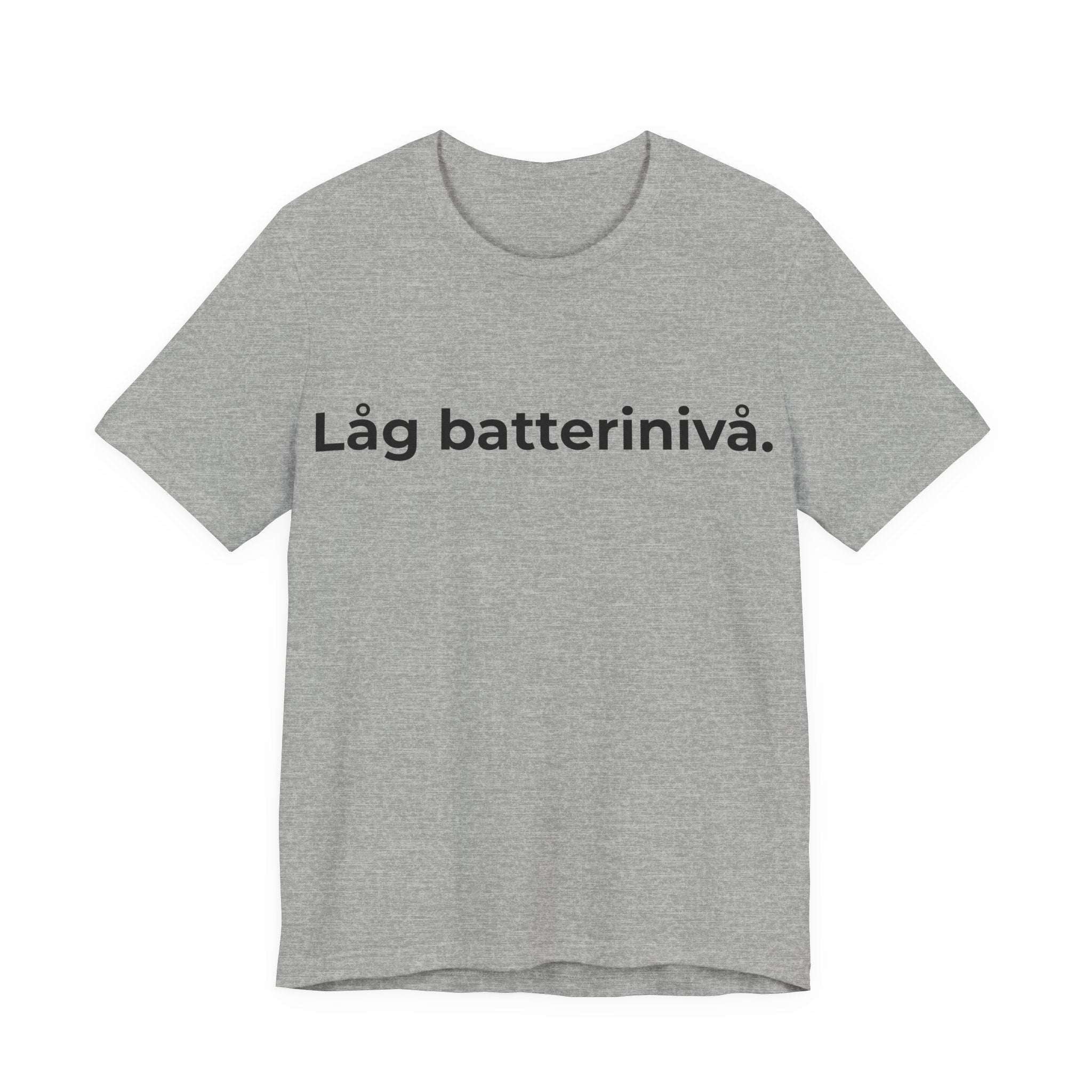 Låg batterinivå – T-shirt