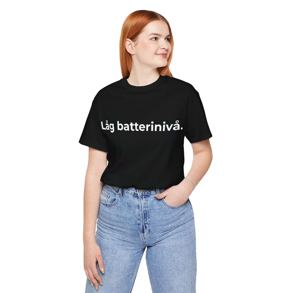 Låg batterinivå – T-shirt