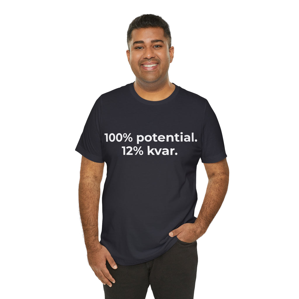 100 % potential. 12 % kvar