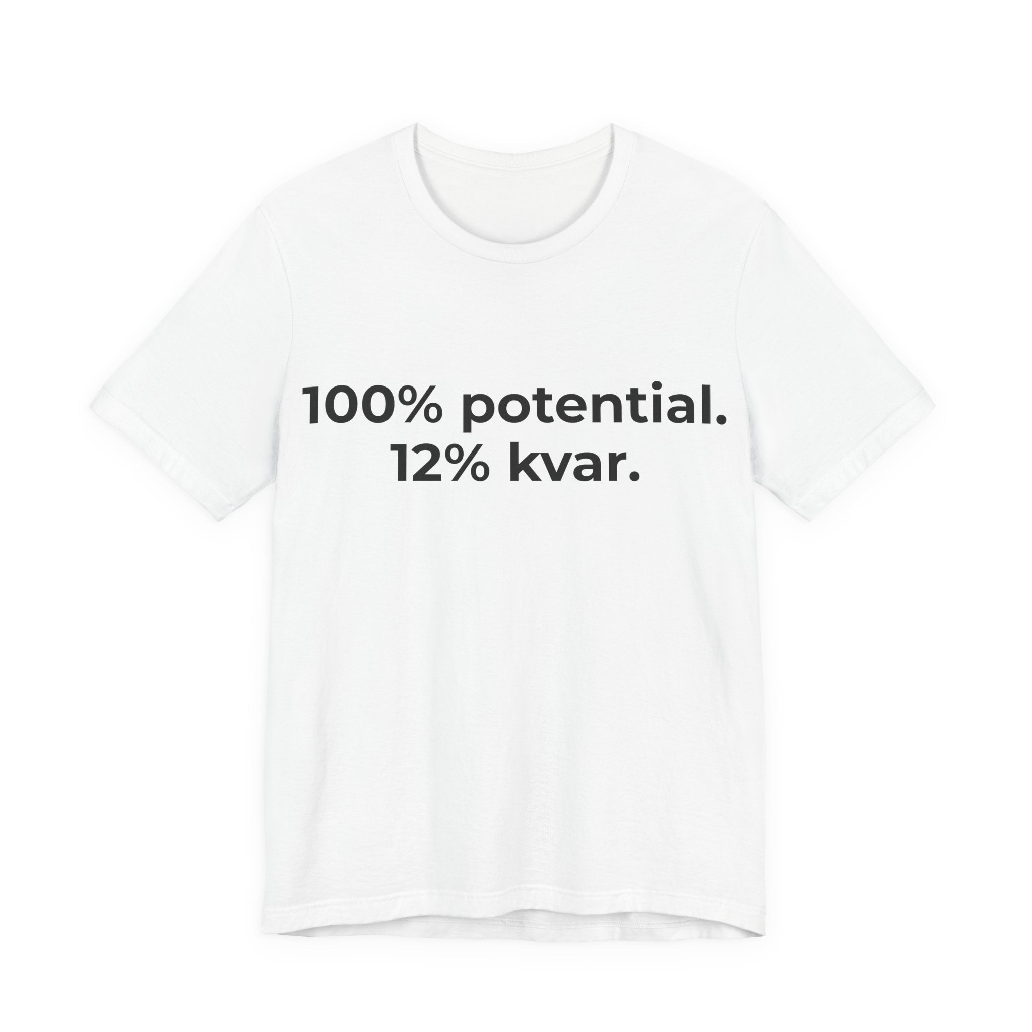 100 % potential. 12 % kvar