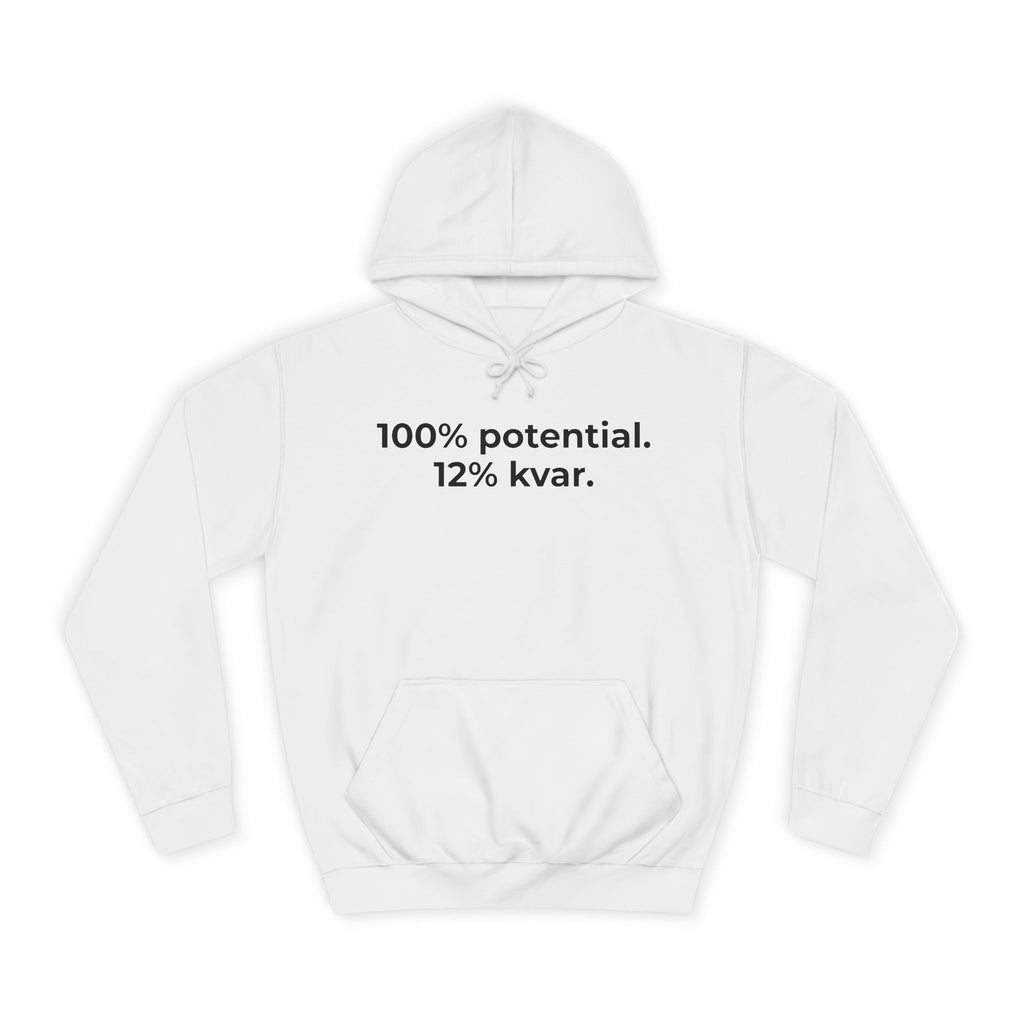 100 % potential. 12 % kvar