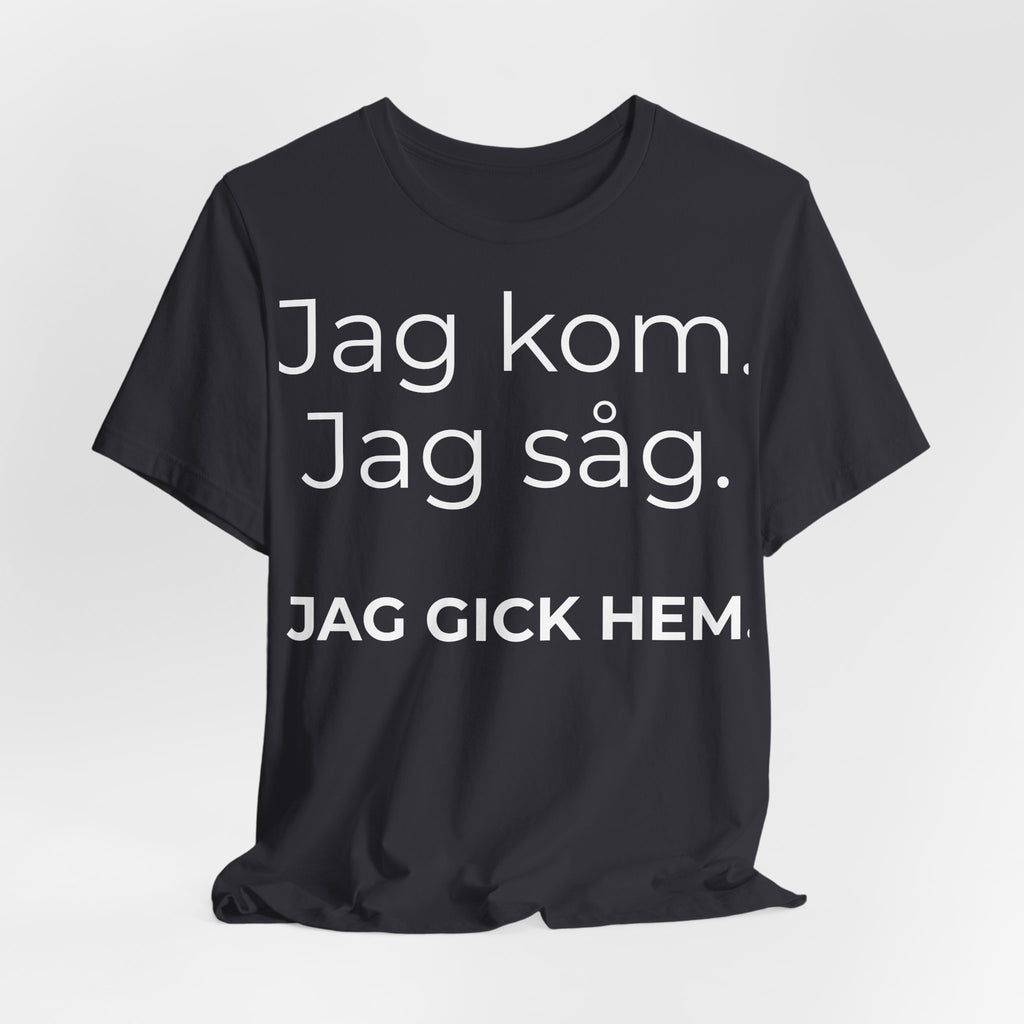 Populär just nu.  Jag kom. Jag såg. Jag gick hem